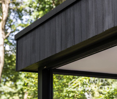 Закрытая беседка с барбекю и остеклением №6 - фото 1348